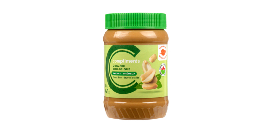 smooth-peanut-butter Smooth peanut butter compliments organic